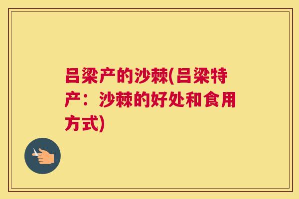 吕梁产的沙棘(吕梁特产：沙棘的好处和食用方式)