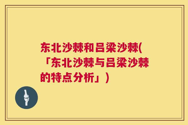 东北沙棘和吕梁沙棘(「东北沙棘与吕梁沙棘的特点分析」)
