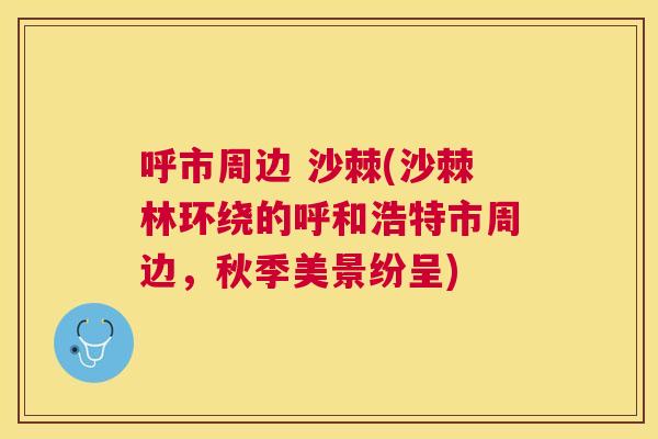 呼市周边 沙棘(沙棘林环绕的呼和浩特市周边，秋季美景纷呈)