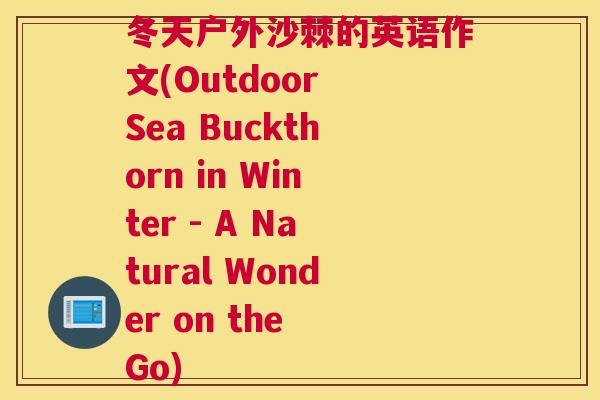 冬天户外沙棘的英语作文(Outdoor Sea Buckthorn in Winter - A Natural Wonder on the Go)