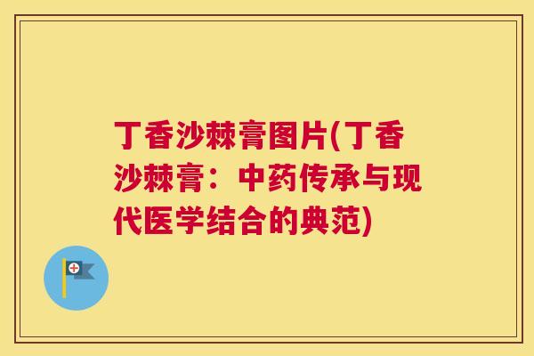 丁香沙棘膏图片(丁香沙棘膏：中药传承与现代医学结合的典范)