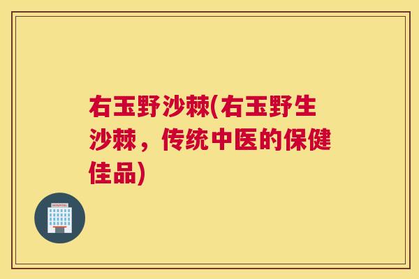 右玉野沙棘(右玉野生沙棘,传统中医的保健佳品)