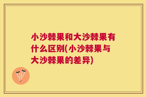 小沙棘果和大沙棘果有什么区别(小沙棘果与大沙棘果的差异)