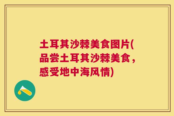 土耳其沙棘美食图片(品尝土耳其沙棘美食，感受地中海风情)