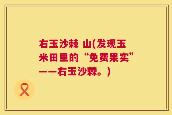 右玉沙棘 山(发现玉米田里的“免费果实”——右玉沙棘。) 右玉沙棘 山(发现玉米田里的“免费果实”——右玉沙棘。)