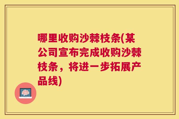 哪里收购沙棘枝条(某公司宣布完成收购沙棘枝条,将进一步拓展产品线)