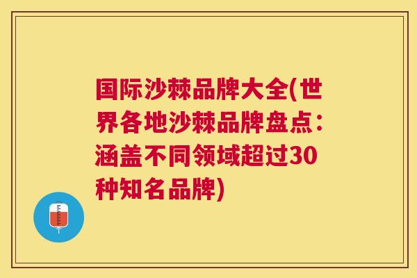 国际沙棘品牌大全(世界各地沙棘品牌盘点:涵盖不同领域超过30种知名品牌) 国际沙棘品牌大全(世界各地沙棘品牌盘点:涵盖不同领域超过30种知名品牌)