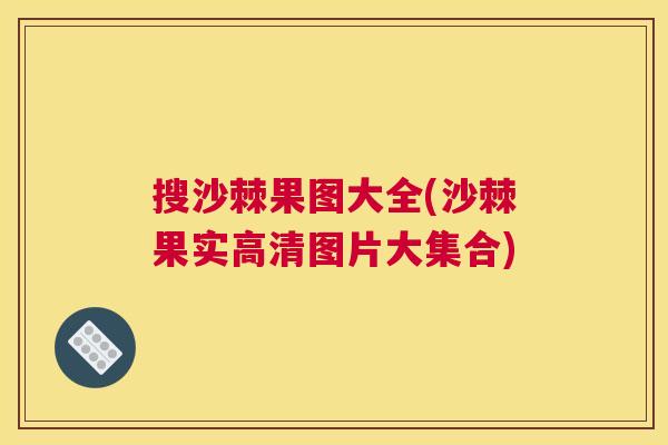 搜沙棘果图大全(沙棘果实高清图片大集合)