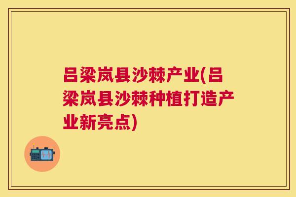 吕梁岚县沙棘产业(吕梁岚县沙棘种植打造产业新亮点)