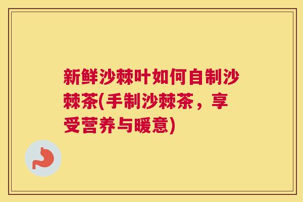 新鲜沙棘叶如何自制沙棘茶(手制沙棘茶,享受营养与暖意)