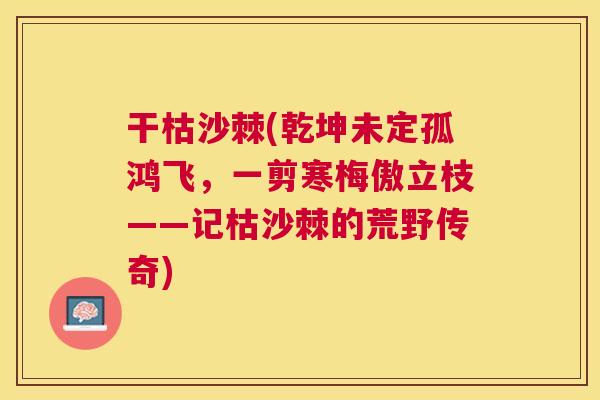 干枯沙棘(乾坤未定孤鸿飞,一剪寒梅傲立枝——记枯沙棘的荒野传奇) 干枯沙棘(乾坤未定孤鸿飞,一剪寒梅傲立枝——记枯沙棘的荒野传奇)