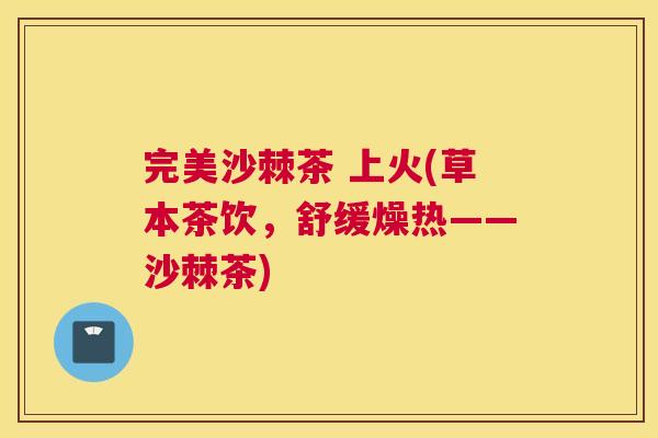 完美沙棘茶 上火(草本茶饮,舒缓燥热——沙棘茶)