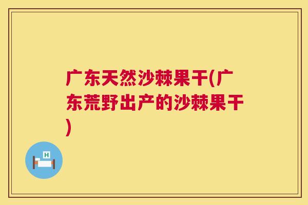 广东天然沙棘果干(广东荒野出产的沙棘果干)