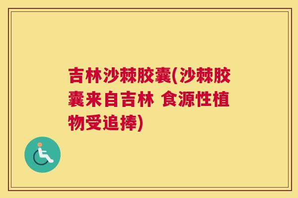 吉林沙棘胶囊(沙棘胶囊来自吉林 食源性植物受追捧) 吉林沙棘胶囊(沙棘胶囊来自吉林 食源性植物受追捧)