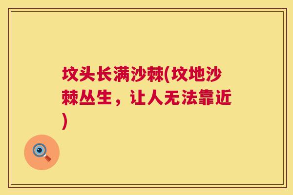 坟头长满沙棘(坟地沙棘丛生，让人无法靠近)