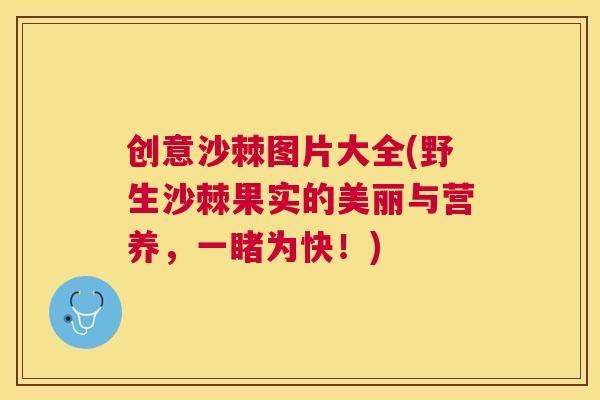 创意沙棘图片大全(野生沙棘果实的美丽与营养，一睹为快！)