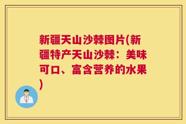 新疆天山沙棘图片(新疆特产天山沙棘:美味可口、富含营养的水果) 新疆天山沙棘图片(新疆特产天山沙棘:美味可口、富含营养的水果)