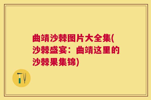 曲靖沙棘图片大全集(沙棘盛宴:曲靖这里的沙棘果集锦) 曲靖沙棘图片大全集(沙棘盛宴:曲靖这里的沙棘果集锦)