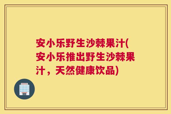 安小乐野生沙棘果汁(安小乐推出野生沙棘果汁，天然健康饮品)