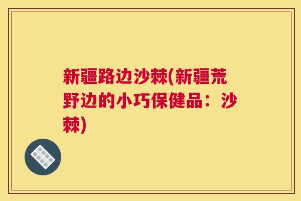 新疆路边沙棘(新疆荒野边的小巧保健品：沙棘)