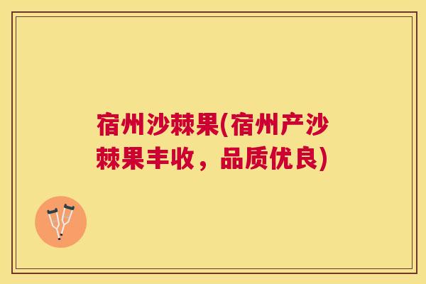宿州沙棘果(宿州产沙棘果丰收,品质优良) 宿州沙棘果(宿州产沙棘果丰收,品质优良)