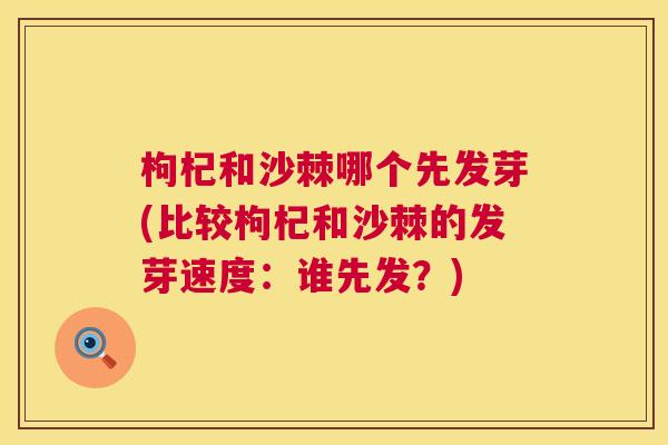 枸杞和沙棘哪个先发芽(比较枸杞和沙棘的发芽速度：谁先发？)