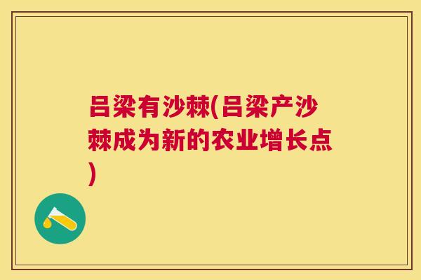 吕梁有沙棘(吕梁产沙棘成为新的农业增长点)
