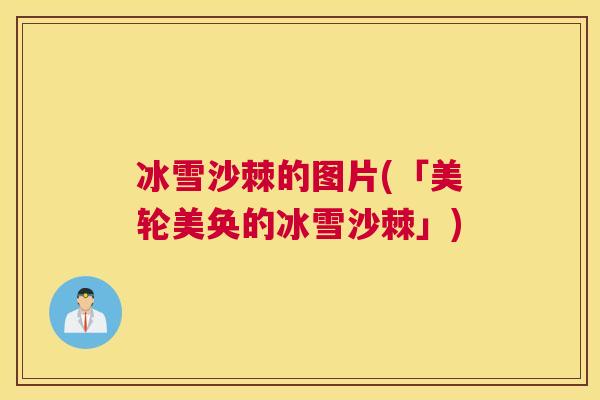 冰雪沙棘的图片(「美轮美奂的冰雪沙棘」)