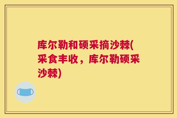 库尔勒和硕采摘沙棘(采食丰收，库尔勒硕采沙棘)