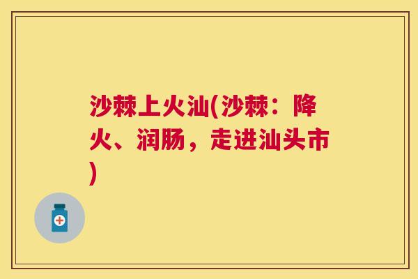 沙棘上火汕(沙棘：降火、润肠，走进汕头市)