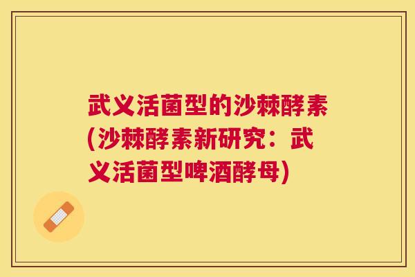 武义活菌型的沙棘酵素(沙棘酵素新研究：武义活菌型啤酒酵母)