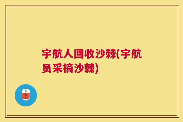 宇航人回收沙棘(宇航员采摘沙棘)