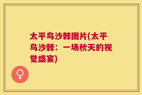 太平鸟沙棘图片(太平鸟沙棘：一场秋天的视觉盛宴)