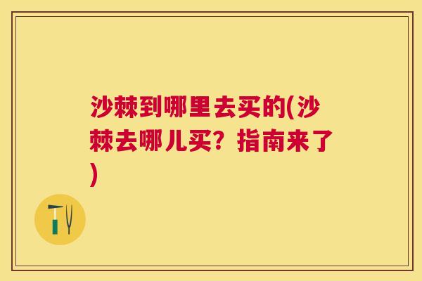沙棘到哪里去买的(沙棘去哪儿买？指南来了)