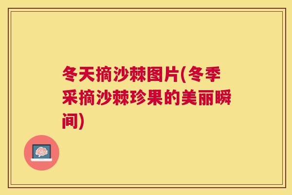 冬天摘沙棘图片(冬季采摘沙棘珍果的美丽瞬间)