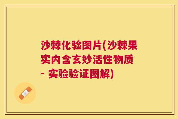 沙棘化验图片(沙棘果实内含玄妙活性物质 - 实验验证图解)