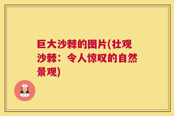 巨大沙棘的图片(壮观沙棘：令人惊叹的自然景观)