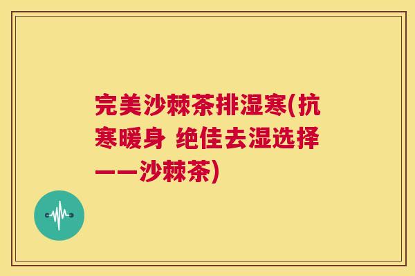 完美沙棘茶排湿寒(抗寒暖身 绝佳去湿选择——沙棘茶)