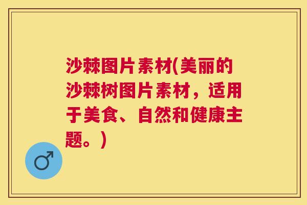 沙棘图片素材(美丽的沙棘树图片素材，适用于美食、自然和健康主题。)