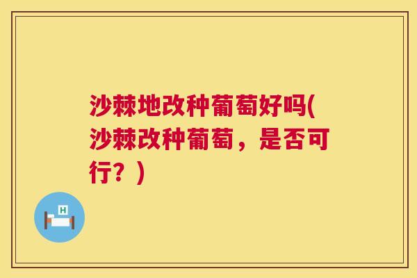 沙棘地改种葡萄好吗(沙棘改种葡萄，是否可行？)