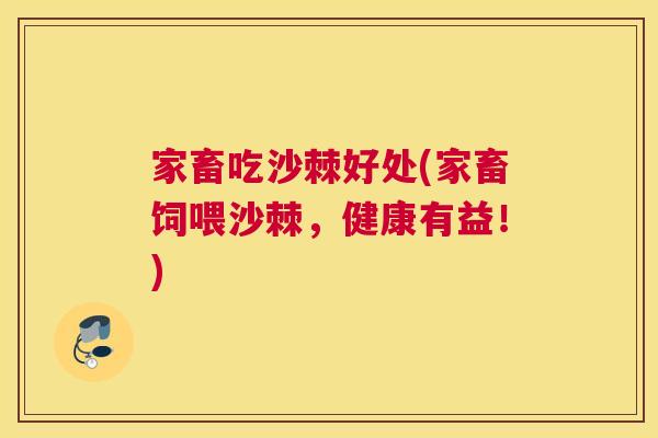 家畜吃沙棘好处(家畜饲喂沙棘，健康有益！)