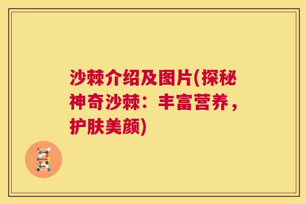 沙棘介绍及图片(探秘神奇沙棘:丰富营养,护肤美颜) 沙棘介绍及图片(探秘神奇沙棘:丰富营养,护肤美颜)