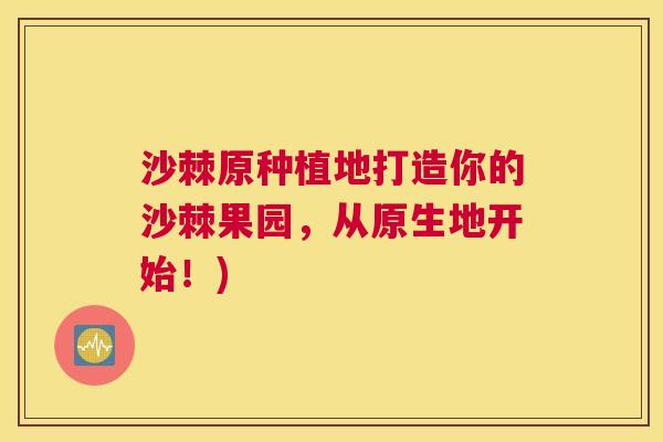 沙棘原种植地打造你的沙棘果园，从原生地开始！)