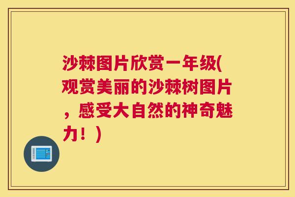 沙棘图片欣赏一年级(观赏美丽的沙棘树图片，感受大自然的神奇魅力！)