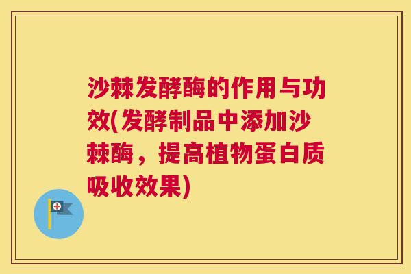 沙棘发酵酶的作用与功效(发酵制品中添加沙棘酶,提高植物蛋白质吸收效果) 沙棘发酵酶的作用与功效(发酵制品中添加沙棘酶,提高植物蛋白质吸收效果)