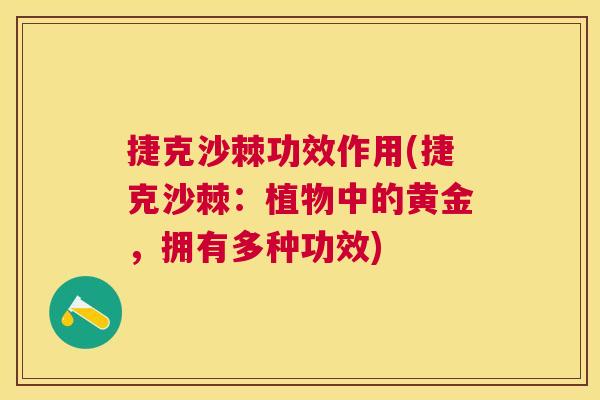 捷克沙棘功效作用(捷克沙棘：植物中的黄金，拥有多种功效)