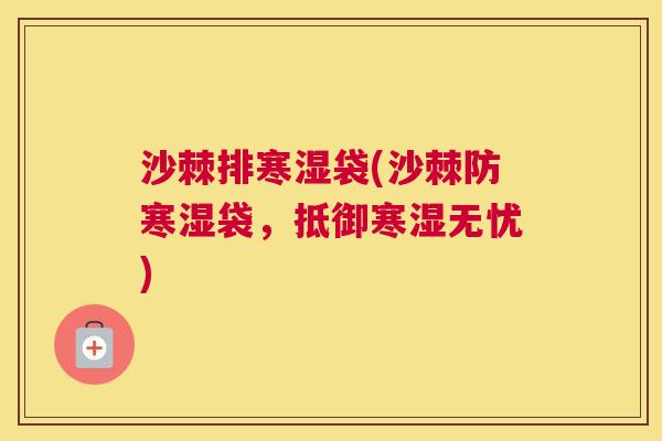 沙棘排寒湿袋(沙棘防寒湿袋，抵御寒湿无忧)