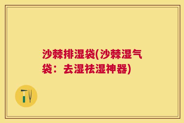 沙棘排湿袋(沙棘湿气袋：去湿祛湿神器)