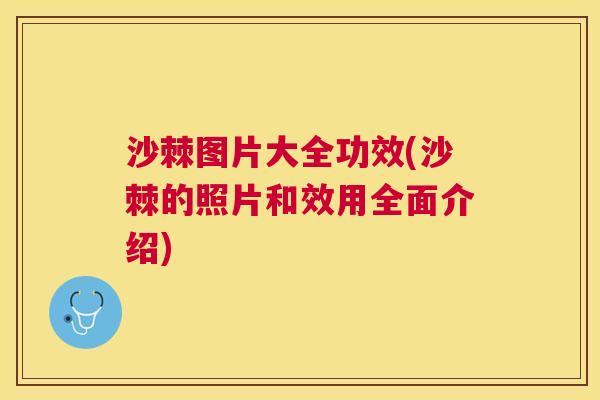 沙棘图片大全功效(沙棘的照片和效用全面介绍)