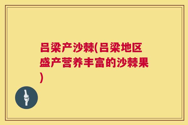 吕梁产沙棘(吕梁地区盛产营养丰富的沙棘果)